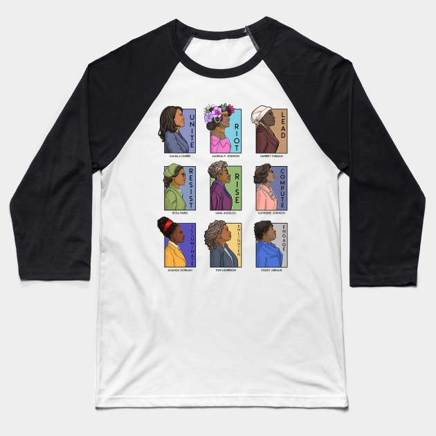 She Series - Real Women Version 5 Baseball T-Shirt by KHallion